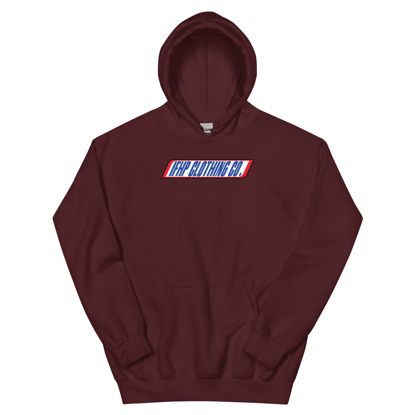 Who Doesn't Like Candy? Hoodie Maroon Front