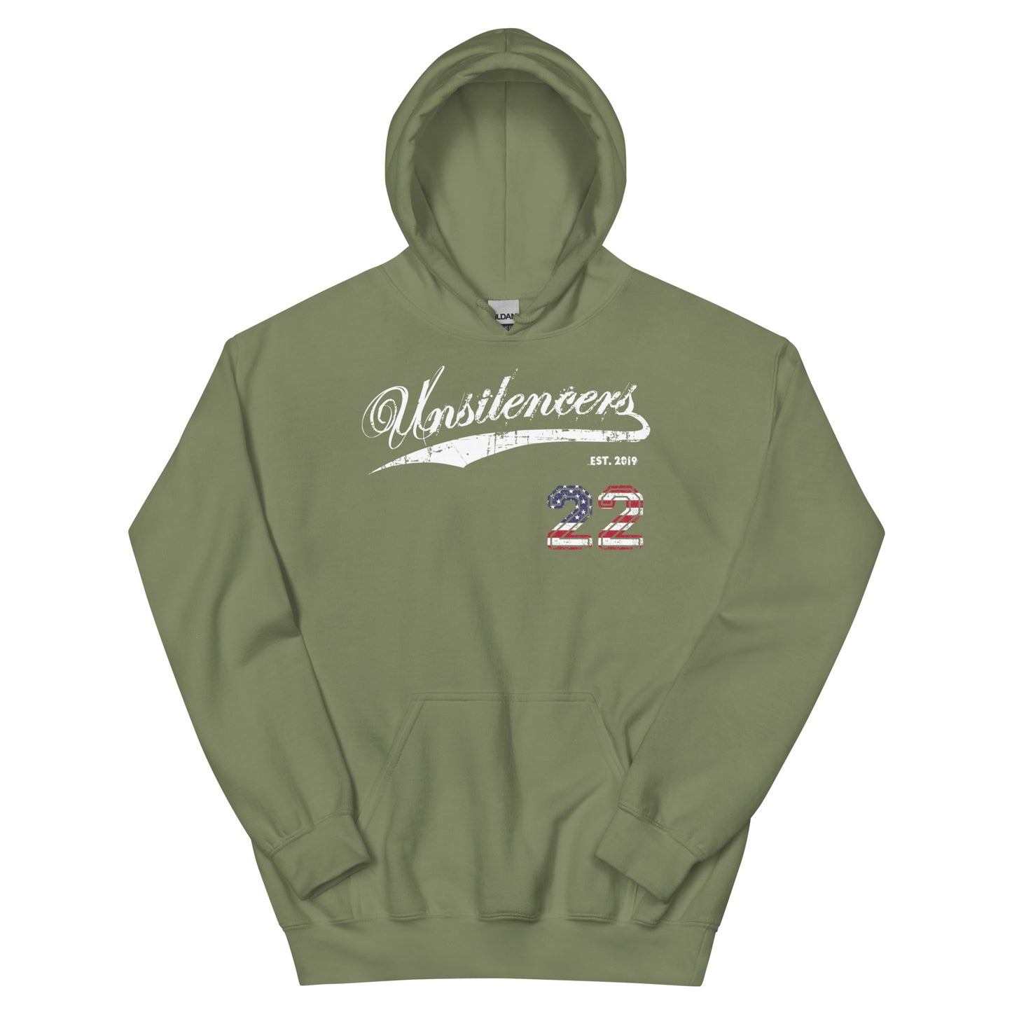 ENDING 22 Unsilencers Hoodie Military Green Front