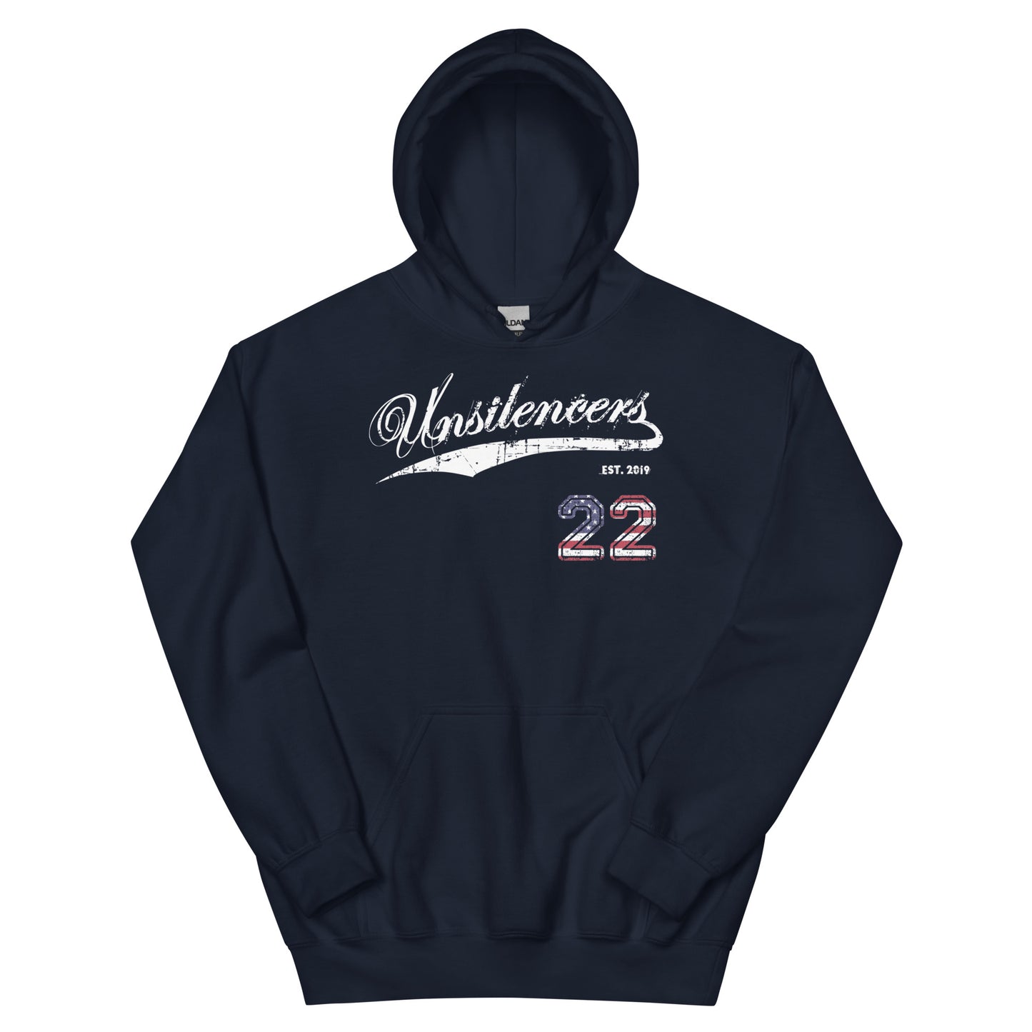 ENDING 22 Unsilencers Hoodie Navy Front