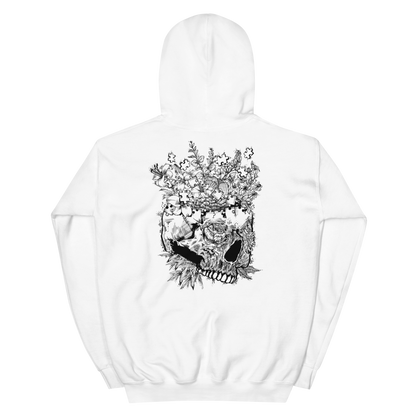 Beauty in Pieces White Hoodie Back