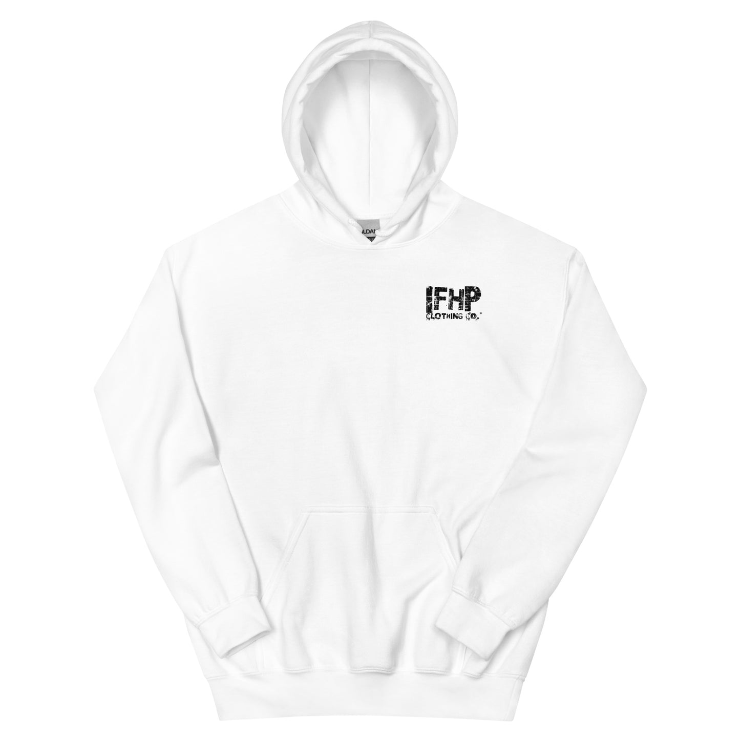 We All Wear Masks Hoodie White Front