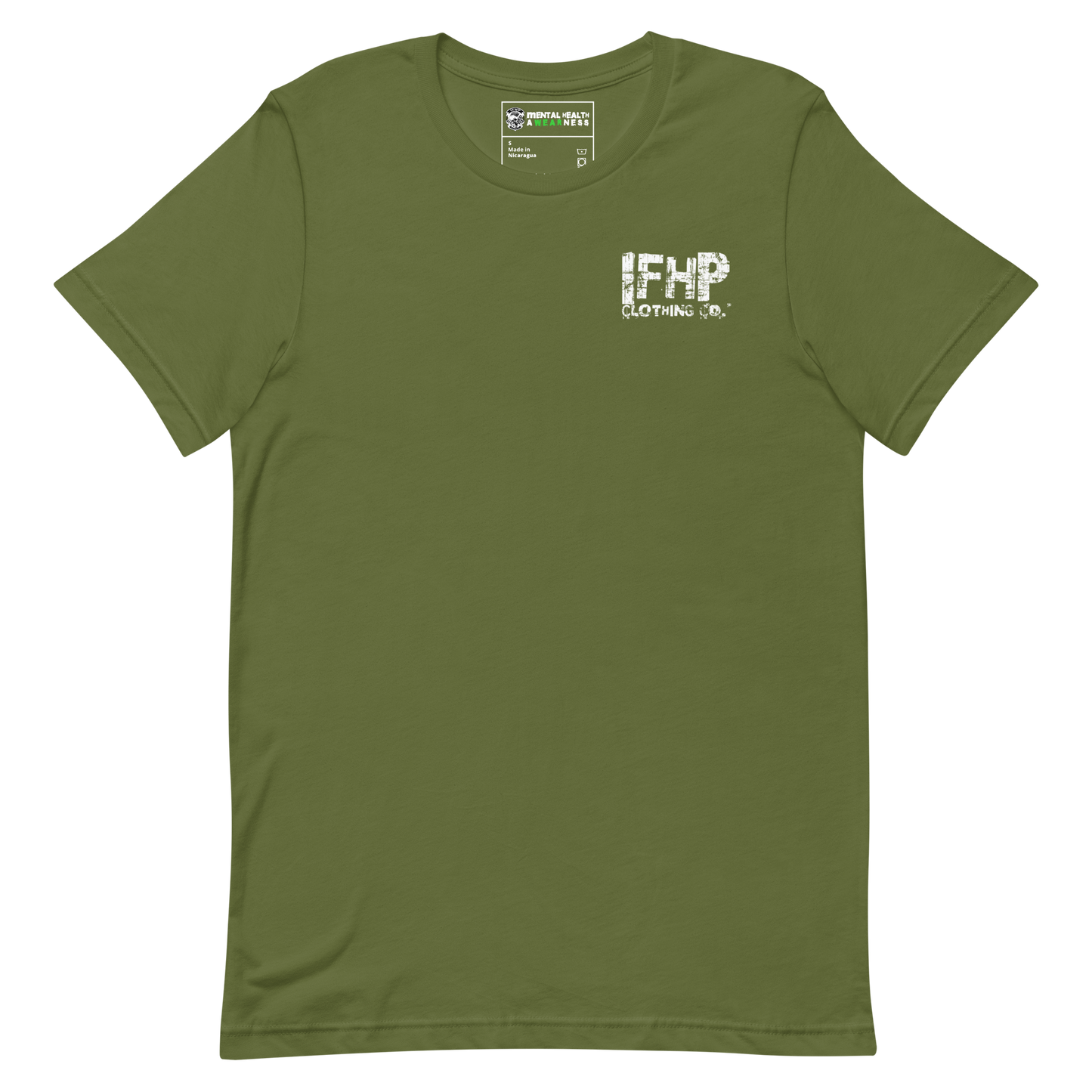 And From The Ashes Olive T-Shirt Front