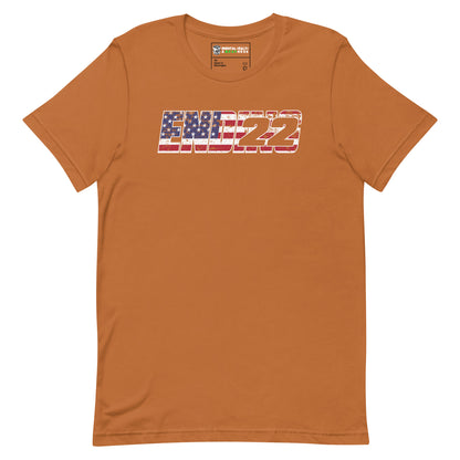 ENDING 22 US Flag Inlay Edition T-Shirt Toast Front