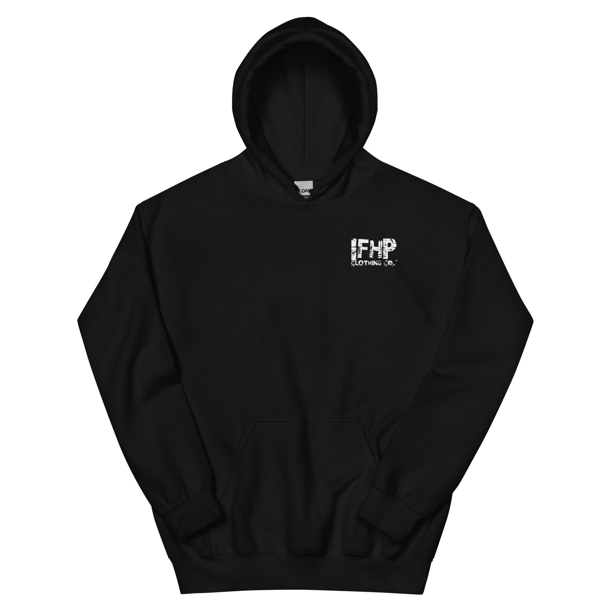 ENDING 22 Rounded Hoodie Black Front