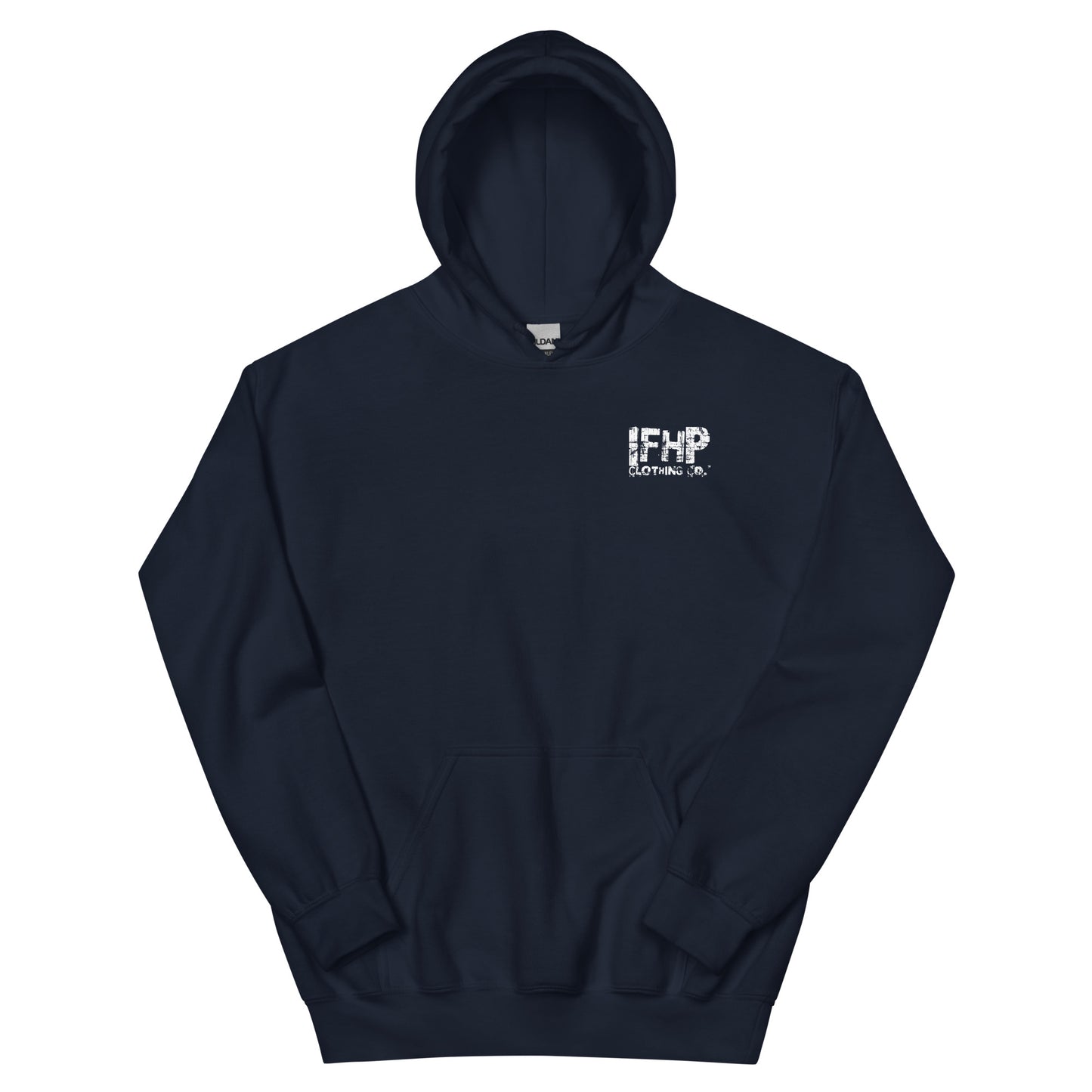 ENDING 22 Rounded Hoodie Navy Front