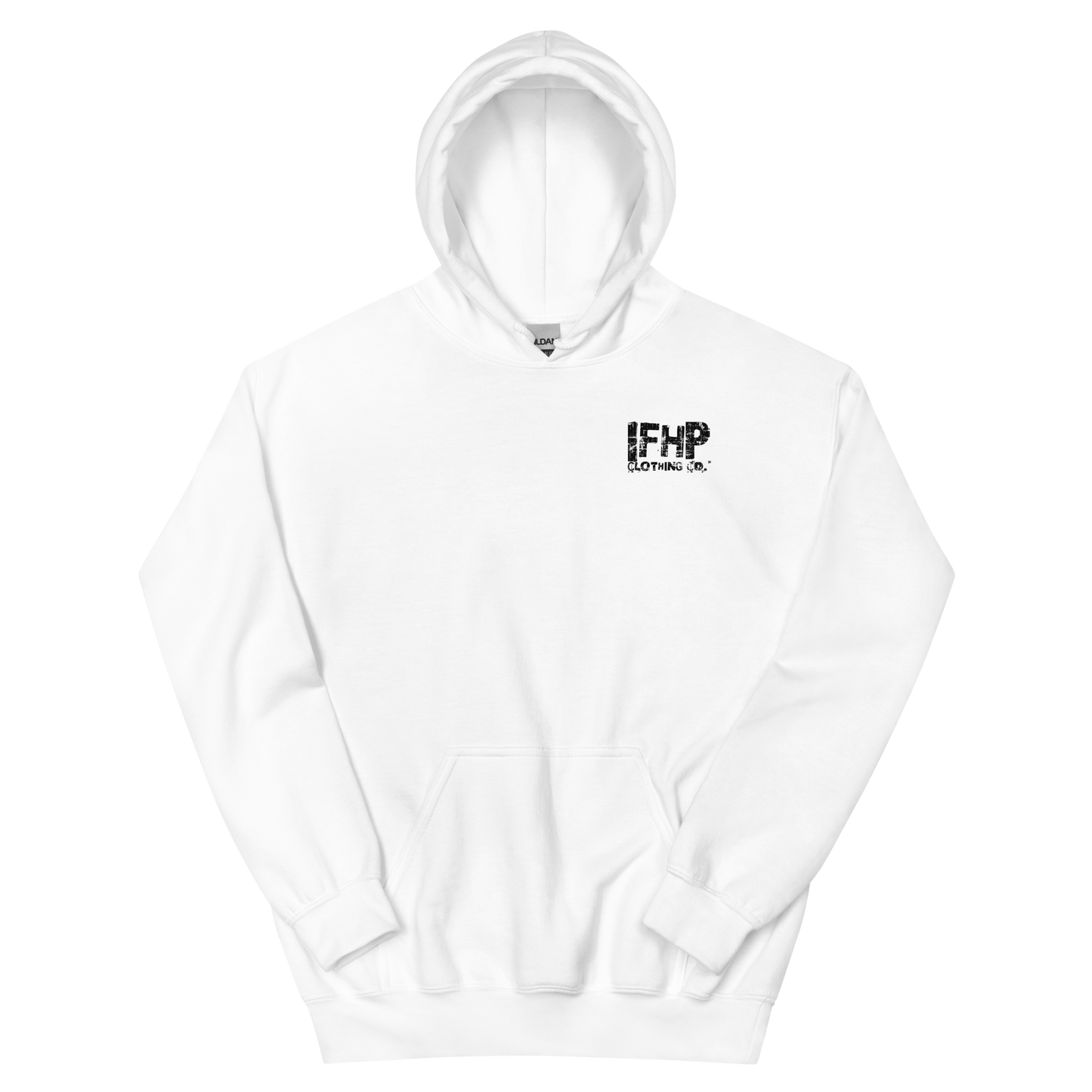Beauty in Pieces White Hoodie Front
