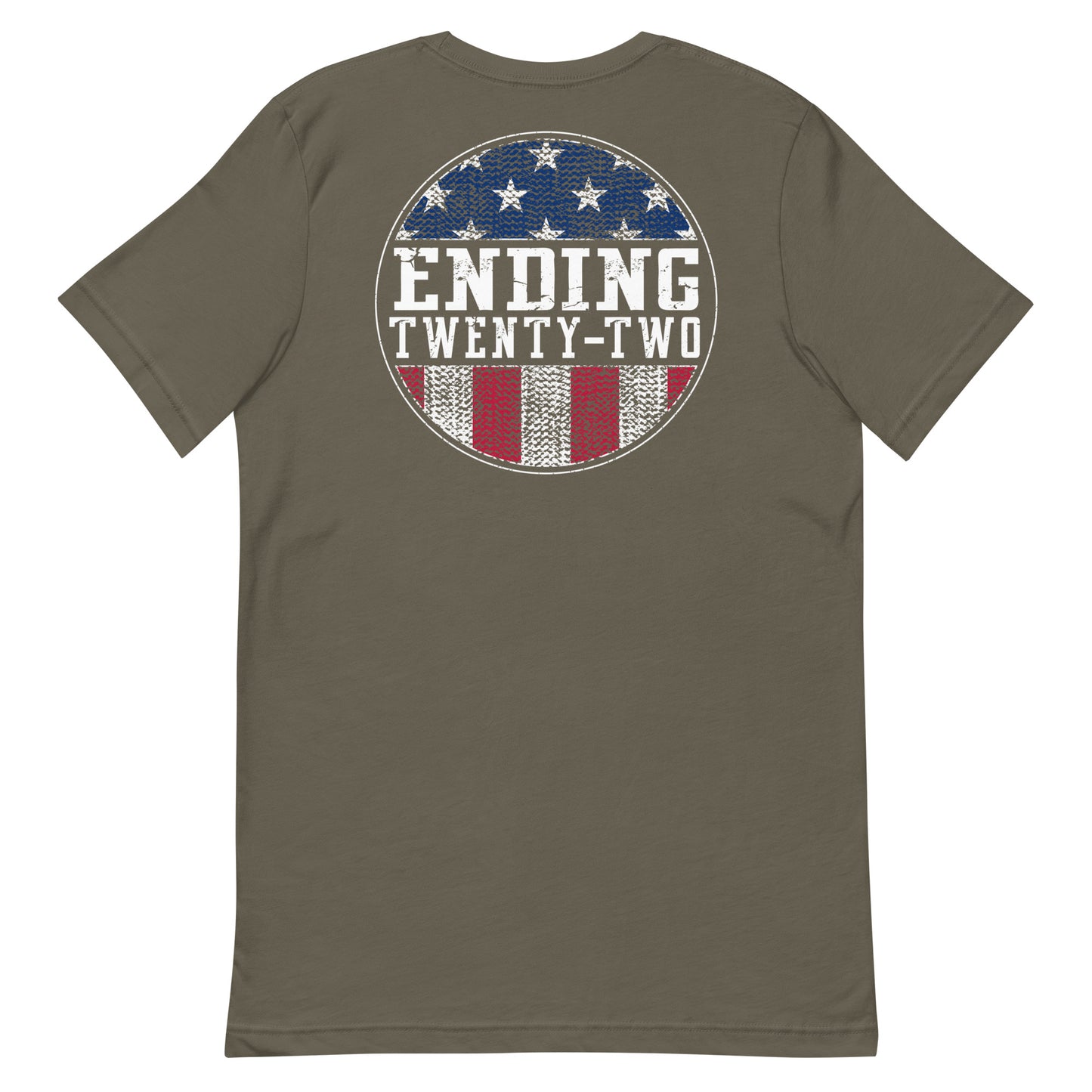 ENDING 22 Rounded US Flag Edition T-Shirt