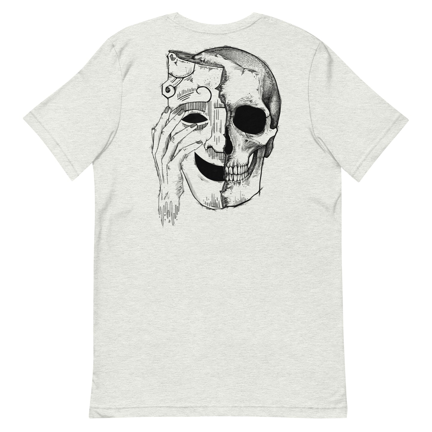 Products We All Wear Masks T-Shirt Ash Back