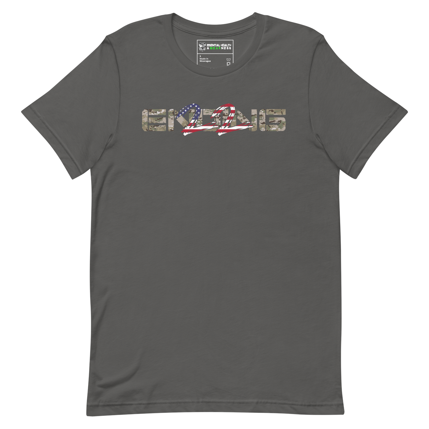 ENDING 22 Army "Grunt" Edition Asphalt T-Shirt Front