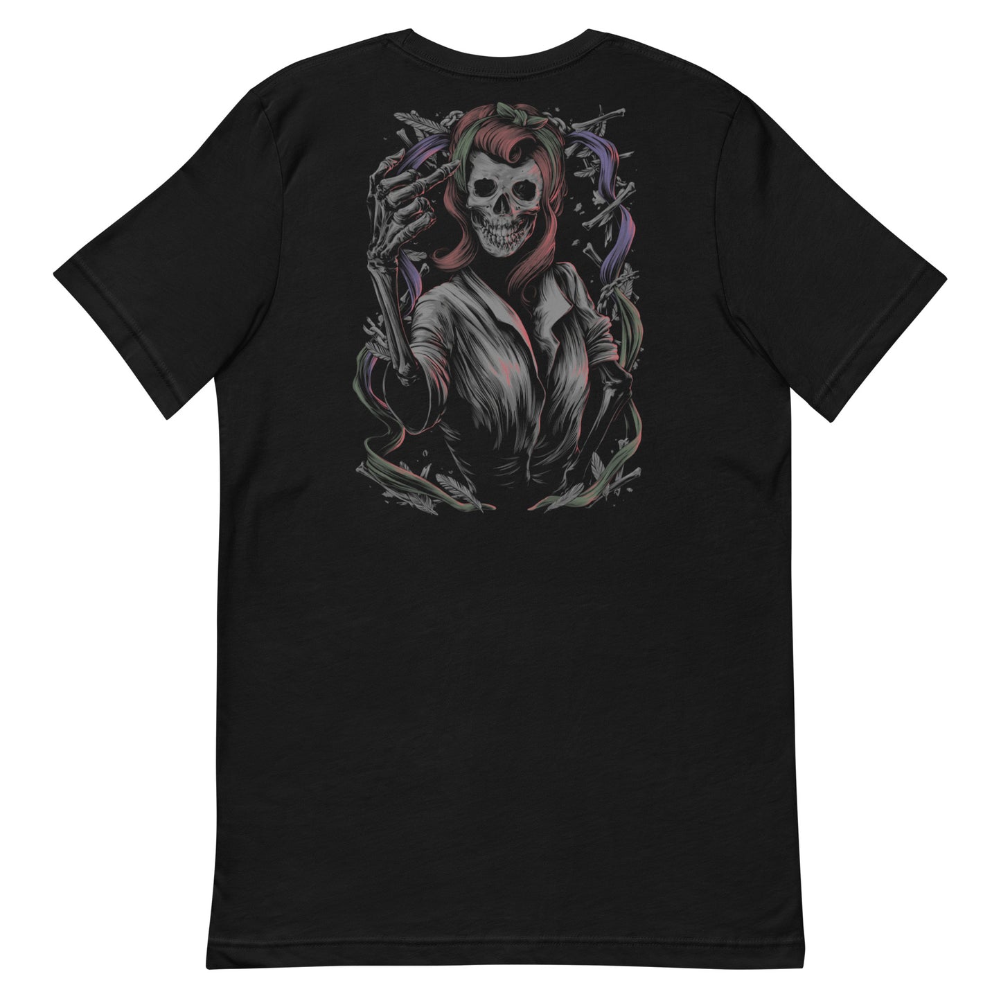 Lady Wreck T-Shirt Black Back