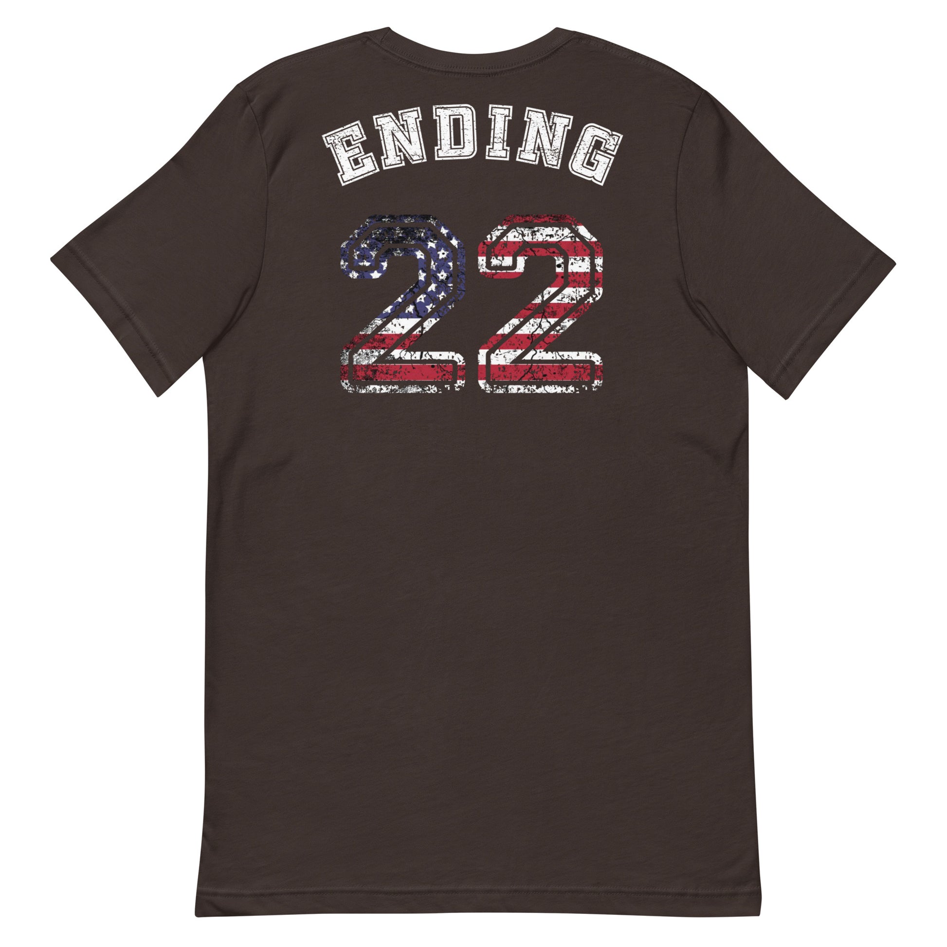 ENDING 22 Unsilencers T-Shirt Brown Back