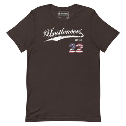 ENDING 22 Unsilencers T-Shirt Brown Front