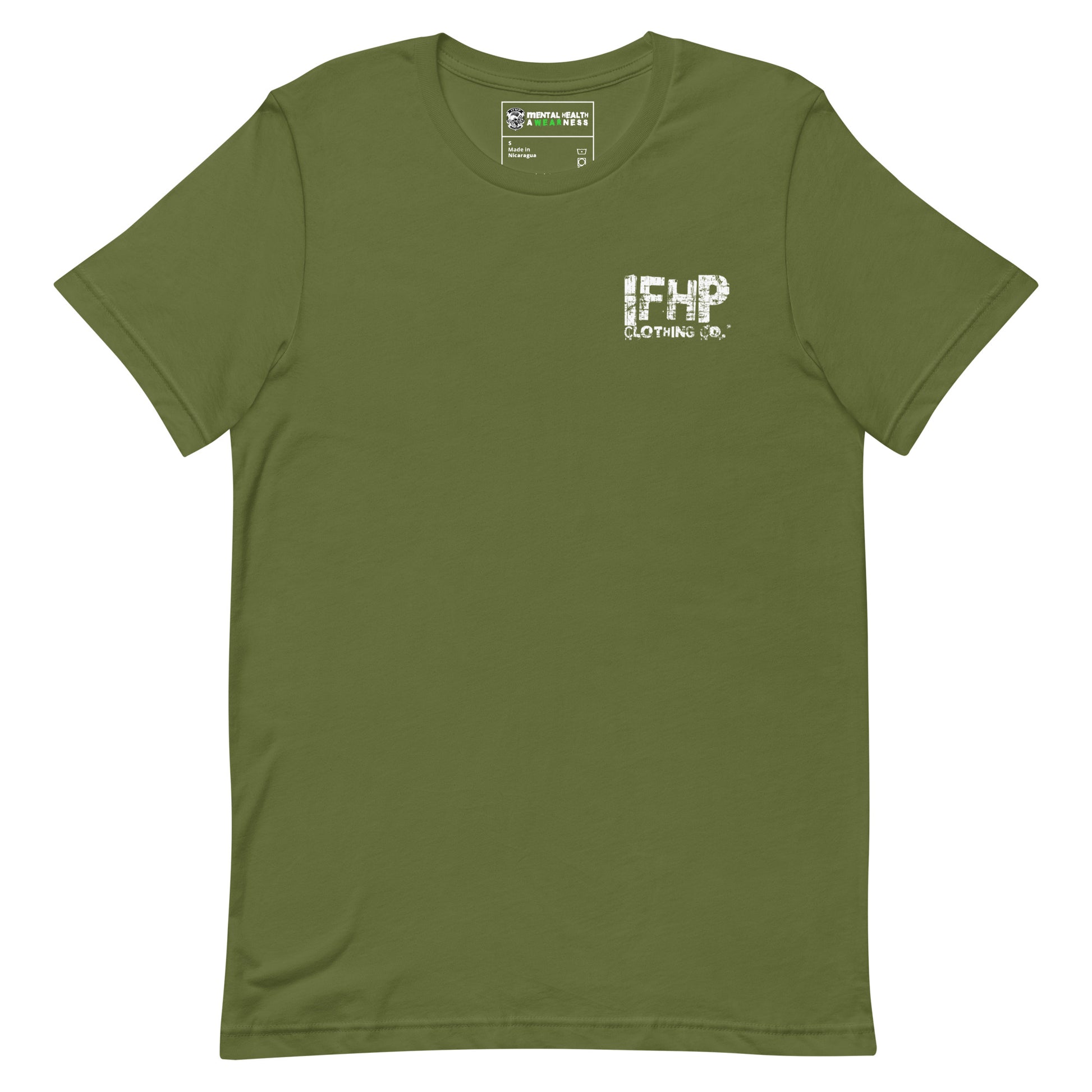 From The World T-Shirt Olive Front