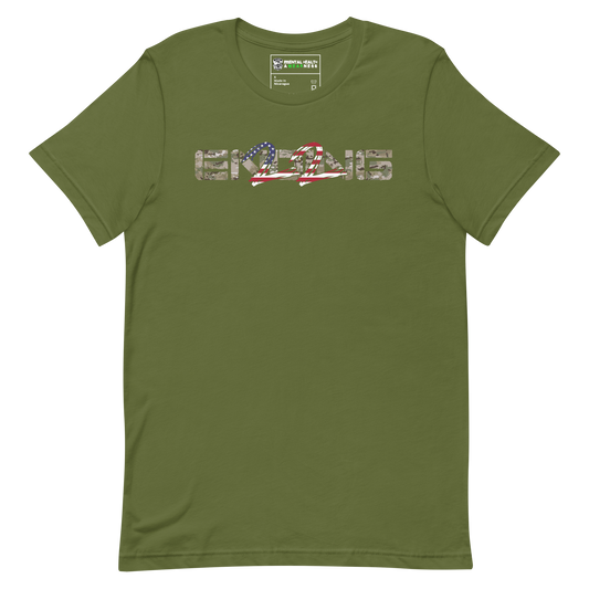 ENDING 22 Army "Grunt" Edition Olive T-Shirt Front