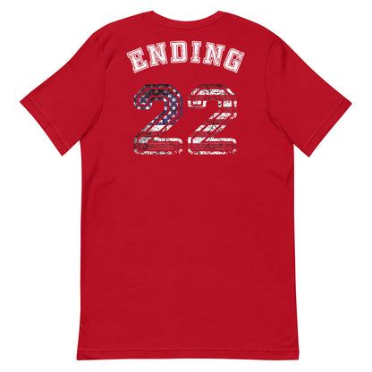 ENDING 22 Unsilencers T-Shirt Red Back