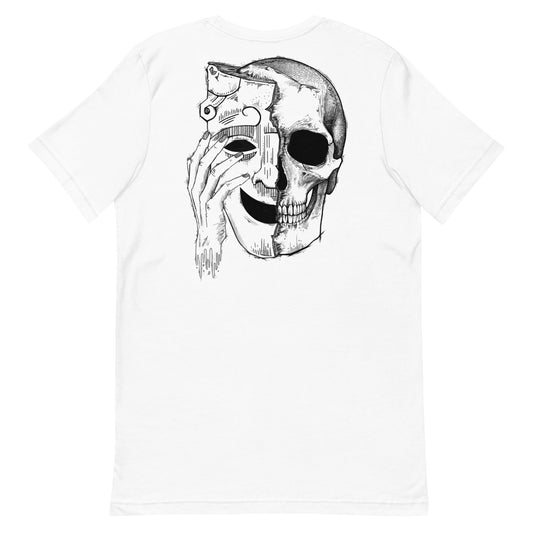 Products We All Wear Masks T-Shirt White Back